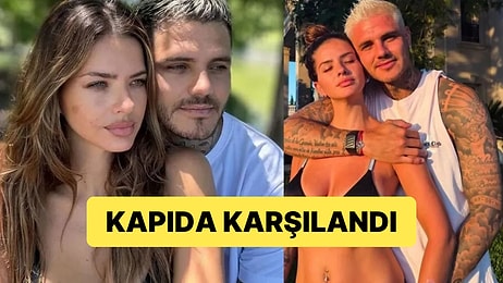 Mauro Icardi Golle Eve Döndü, Sevgilisi Kapıda Şarkılarla Karşıladı