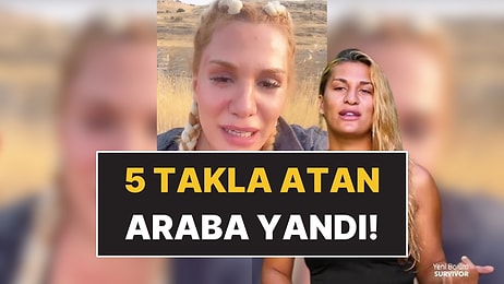 Survivor Almeda Baylan Trafik Kazası Geçirdi:  Uçuruma Yuvarlanan Arabayı Gösteren Almeda Yardım İstedi!