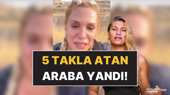 Survivor Almeda Baylan Trafik Kazası Geçirdi:  Uçuruma Yuvarlanan Arabayı Gösteren Almeda Yardım İstedi!