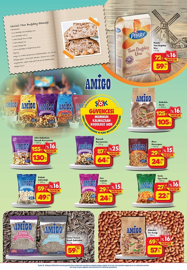 Amigo Kabuklu Ceviz 105 TL