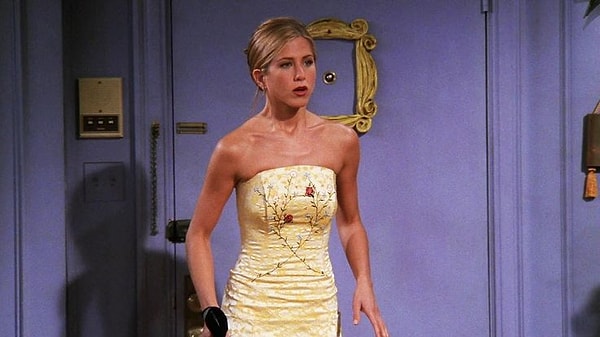 5. Rachel Green ve onun straplez tutkusu.