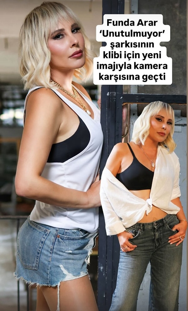 Hem şarkılarıyla hem de tarzıyla yıllardır gündemde kalmayı başaran Funda Arar, yeni görünümüyle hayranlarına bir sürpriz daha yaptı.