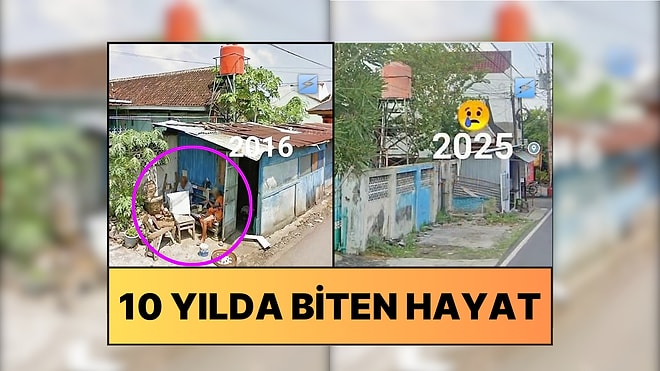 Sanki Buruk Bir Aşk Hikayesi: Google Street View Aracı, Endonezya'da Bir Çiftin Yok Oluş Hikayesini Kaydetti