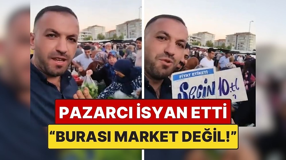 Bir Pazarcı Pazarlarda Pos Cihazı Kullanımına İsyan Etti: "Garibanda Kredi Kartı Ne Arar?"