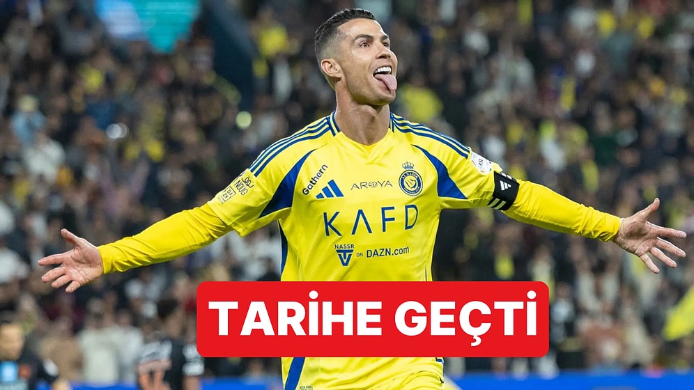 Cristiano Ronaldo Al Nassr'da Attığı Golle Bir Kez Daha Tarihe Geçti
