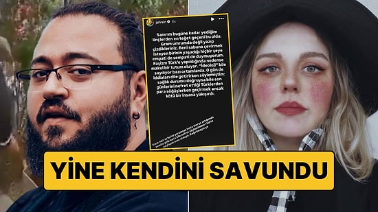 Yine Kendini Savundu: Kanser Hastası Evre Başak'ı Hedef Haline Getiren Jahrein Açıklama Yaptı