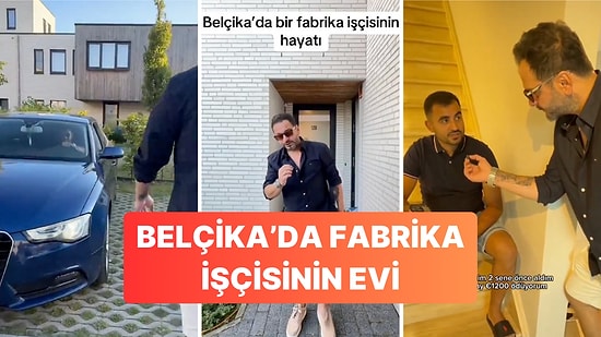 Belçika'da Yaşayan Türk Bir Fabrika İşçisinin Evi Paylaşıldı