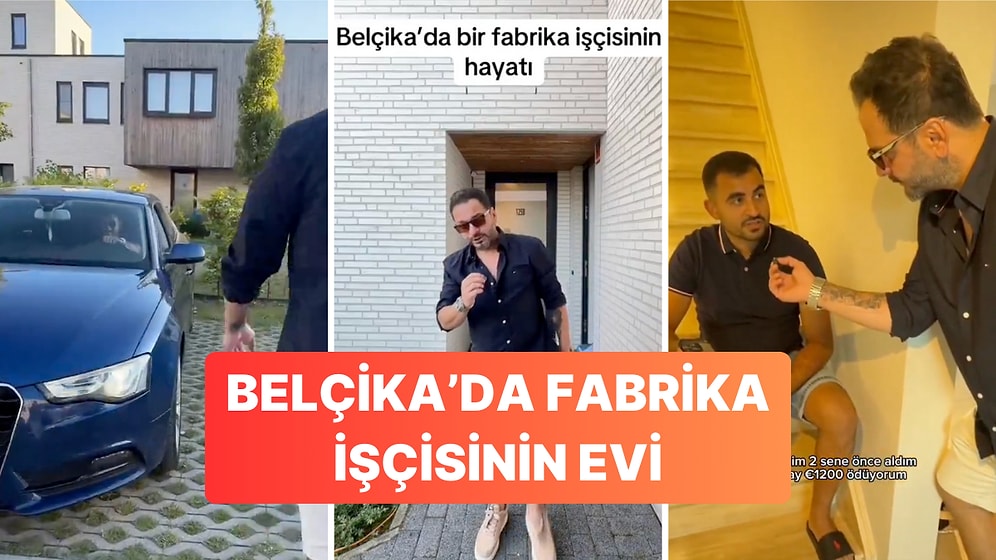 Belçika'da Yaşayan Türk Bir Fabrika İşçisinin Evi Paylaşıldı