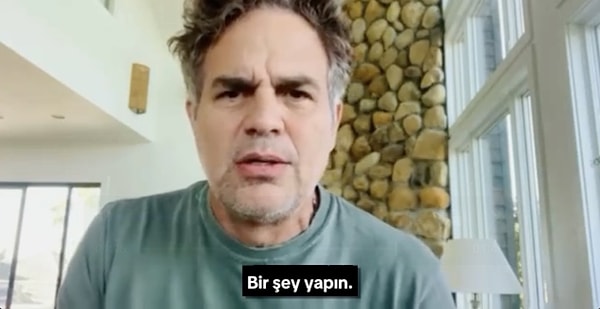 Amerikalı oyuncu Mark Ruffalo, geçtiğimiz saatlerde paylaştığı videoyla Gazze'nin güncel durumu için yardım çağrısında bulundu.