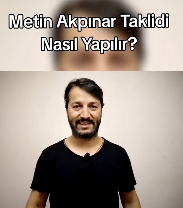 Belki de en çok taklidi yapılan isimlerden Metin Akpınar'ın taklidi nasıl yapılır?