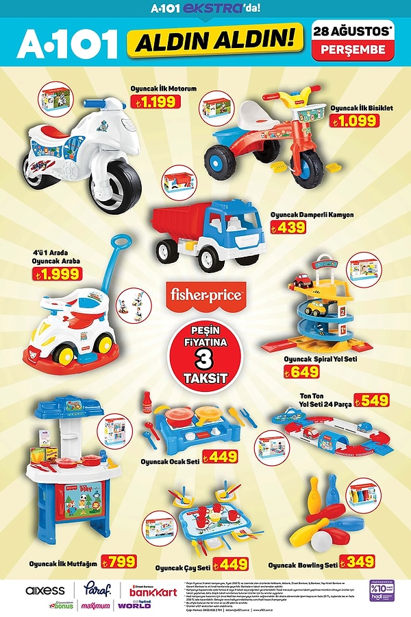 Fisher Price Oyuncak Çeşitleri