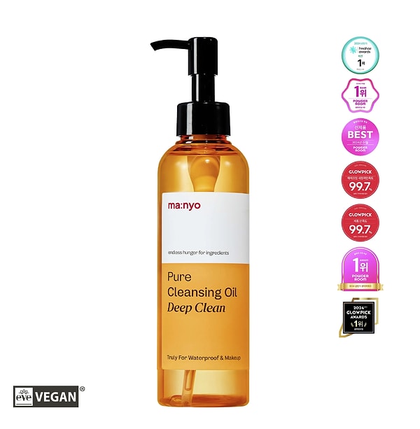 Günlük makyajınızı ve ciltte biriken kirleri zahmetsizce çıkarmak için ma:nyo Pure Cleansing Oil Deep Clean harika bir seçenek.