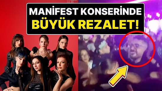 Ankara'daki Manifest Konserinde Olay Çıktı: Bir Erkek, Genç Kıza Yumruk Attı!