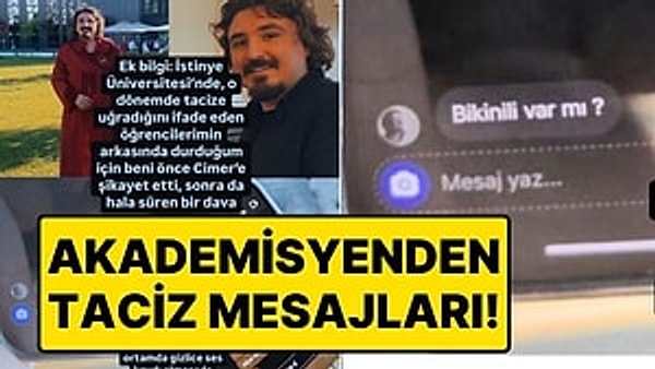 Taciz İddiaları Gündemde: Akademisyen Cahit Üstün’ün Kız Öğrencilere Attığı Mesajlar İfşa Edildi