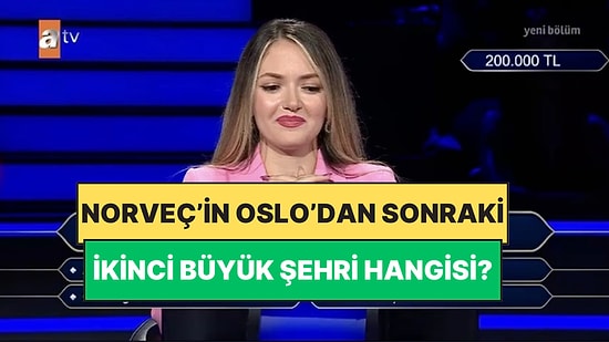 Norveç'in Başkenti Oslo'dan Sonra En Büyük İkinci Şehrinin Adı Nedir? Kim Milyoner Olmak İster Sorusu