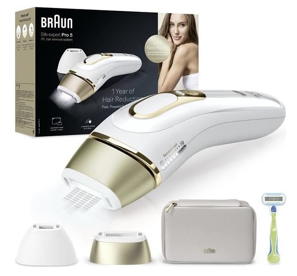 Bugün Amazon’da indirime giren Braun IPL Silk·expert Pro 5 ile evde profesyonel tüy alma deneyimi sizi bekliyor.
