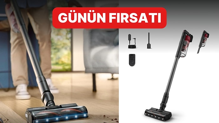 Günün Fırsatı: Her Evin Olmazsa Olmazı Philips 6000 Serisi Kablosuz Dikey Süpürge İndirimde!