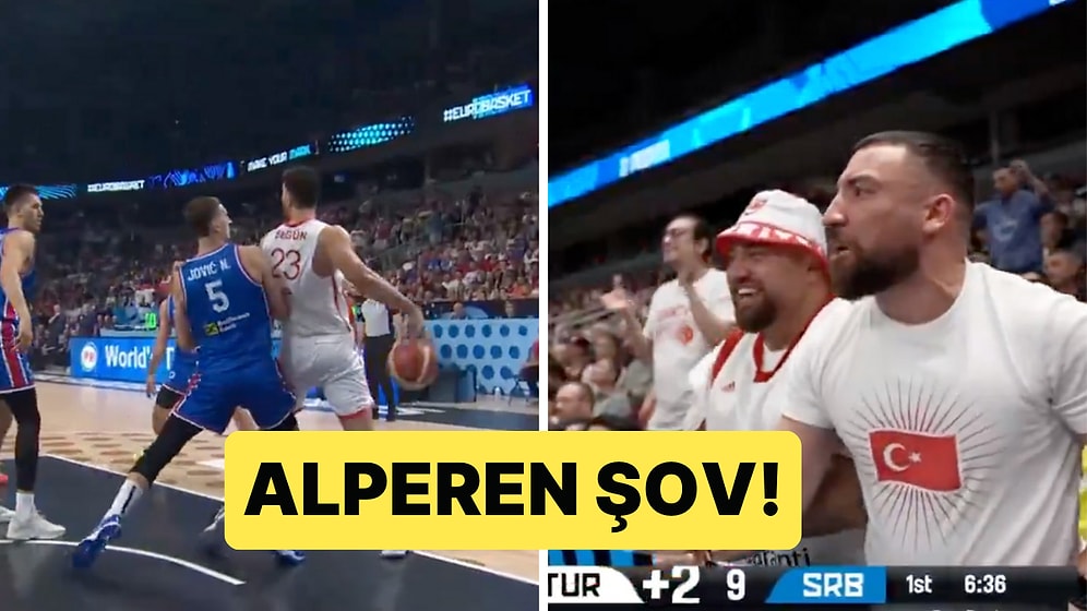 Türkiye - Sırbistan Maçında Alperen Şengün'ün Asisti Salonu Ayağa Kaldırdı