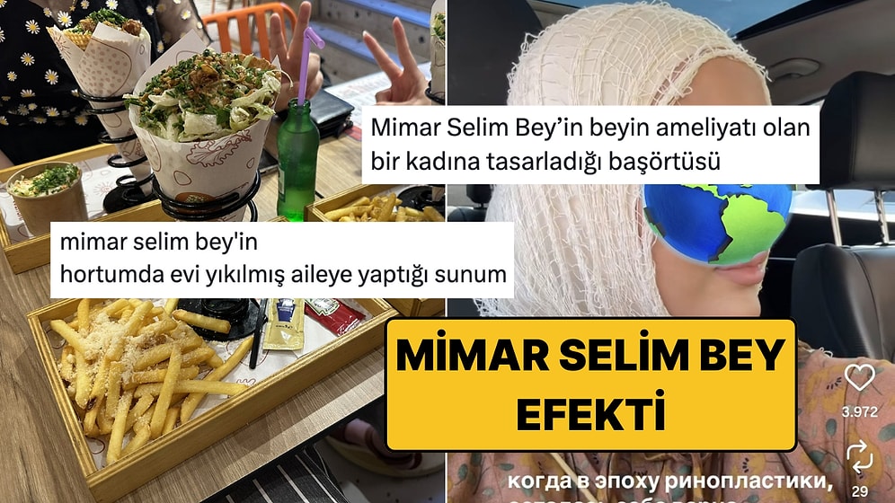 Travmaların Üstüne Üstüne Giden Tasarımlarıyla Ünlenen Mimar Selim Bey'i Goygoyuna Alet Edenler