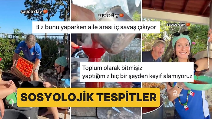 İtalyanların Eğlenceli Kışlık Domates Sosu Gününden Sosyolojik Tespit Çıkaranlar