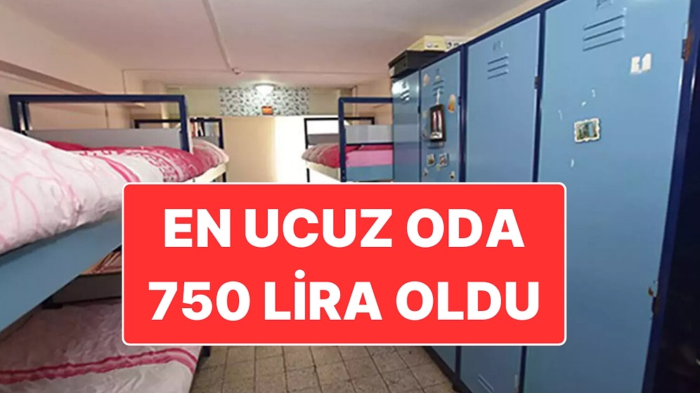 KYK Yurtlarına Zam Geldi: En Düşük Oda Ücreti Aylık 750 Lira Oldu