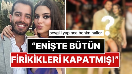 Aşkları Dolu Dizgin Devam: Tanalp Tokgöz'ün Sevgilisi Derin Talu'nun Dekoltelerini Kapatma Çabası Dikkat Çekti