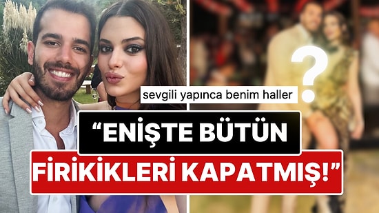 Aşkları Dolu Dizgin Devam: Tanalp Tokgöz'ün Sevgilisi Derin Talu'nun Dekoltelerini Kapatma Çabası Dikkat Çekti