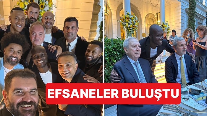Fenerbahçe Efsaneleri Eski Tercümanları Deniz Sarıtaç'ın Düğününde Bir Araya Geldi