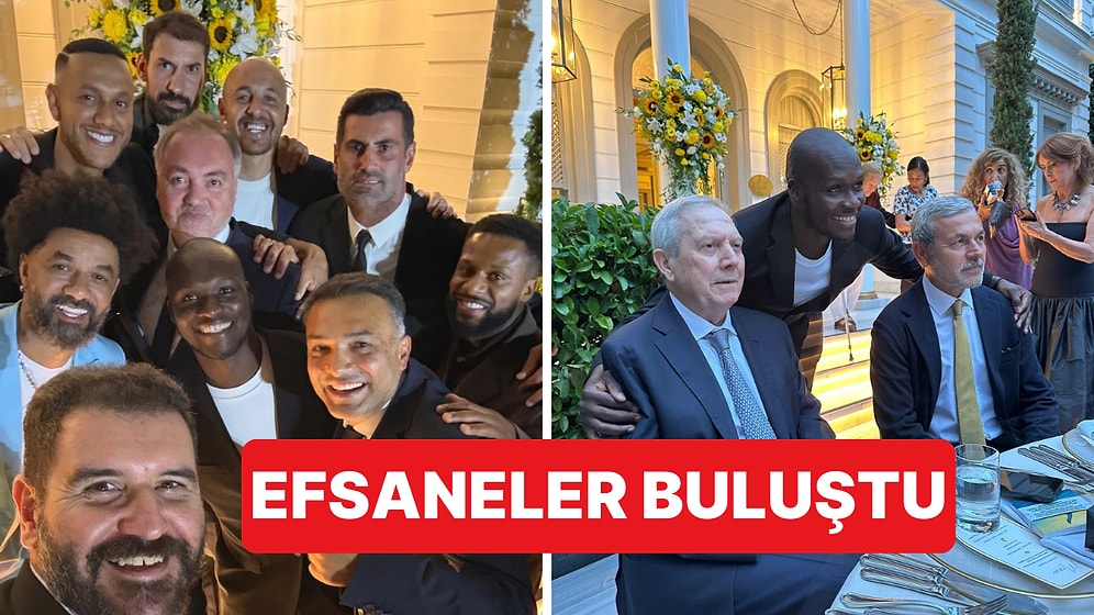 Fenerbahçe Efsaneleri Eski Tercümanları Deniz Sarıtaç'ın Düğününde Bir Araya Geldi
