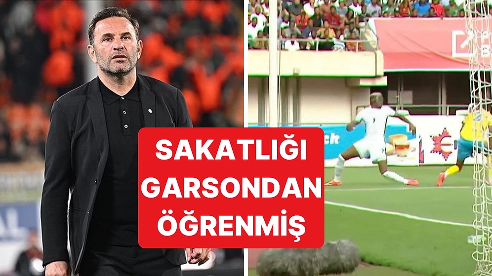 Galatasaray Teknik Direktörü Okan Buruk, Osimhen'in Sakatlığını Garsondan Öğrenmiş