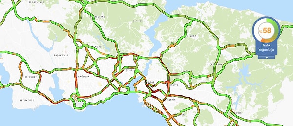 İstanbul Trafiğinde Son Durum