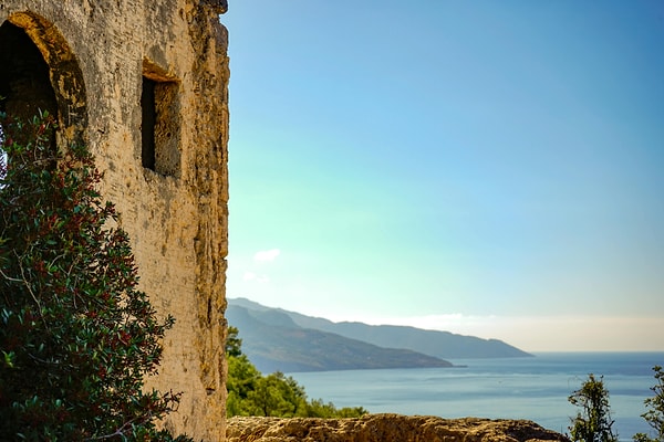 4. Kayaköy Ancient City: Sunset Intertwined with History