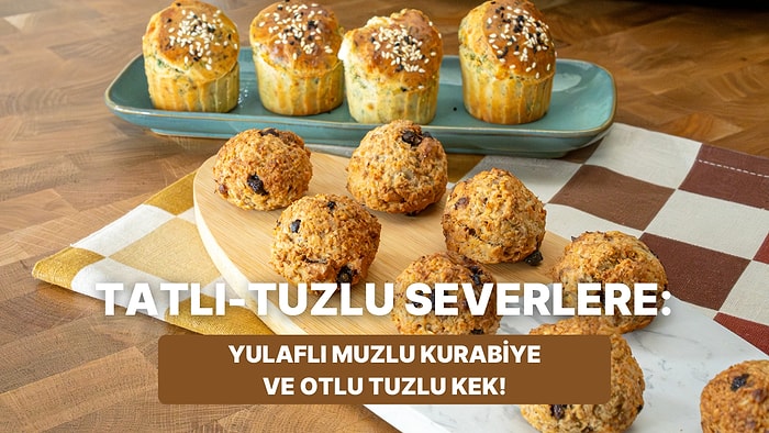 Airfryer'da Yulaflı Muzlu Kurabiye ve Otlu Tuzlu Kek Nasıl Yapılır?