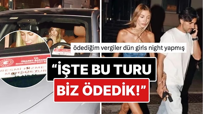 Hakkında İnceleme Başlatılan Şevval Şahin’in “Resmi Hizmete Mahsustur" Yazılı Araçtaki Görüntüleri Tepki Çekti