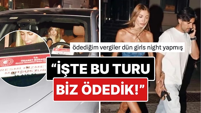 Hakkında İnceleme Başlatılan Şevval Şahin’in “Resmi Hizmete Mahsustur" Yazılı Araçtaki Görüntüleri Tepki Çekti