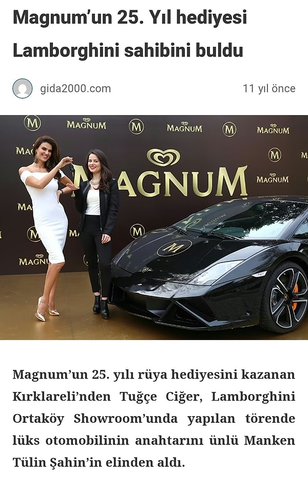 İlgili haber ise şöyle;