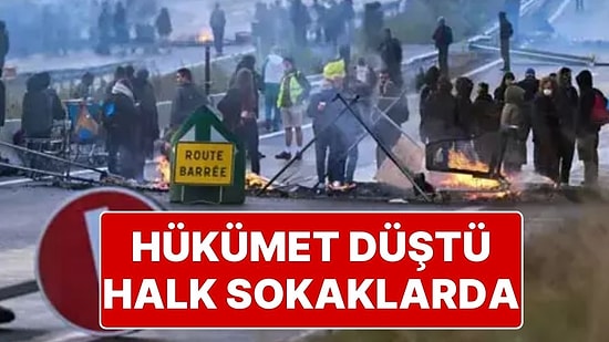 Fransa'da Hükümet Düştü, Halk Sokaklara Döküldü: "Her Şeyi Durduralım" Eyleminde 200'den Fazla Kişi Gözaltında