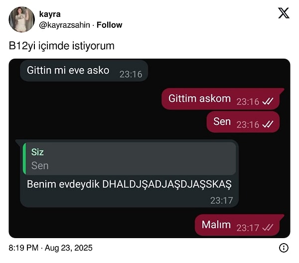 B12'nin önemi...