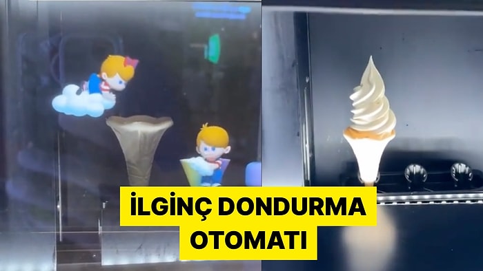 Japonya'nın 2125 Yılında Yaşadığını Gösteren Fantastik Dondurma Makinesi