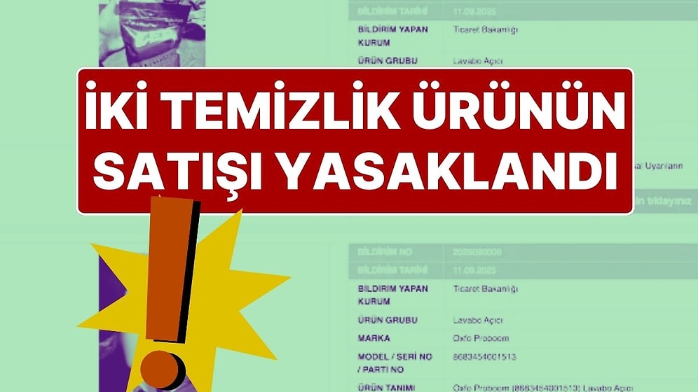 Ticaret Bakanlığı Güvensiz Ürünleri İfşa Etti: Güvenlik Açıklığı Bulunan İki Lavabo Açıcının Satışı Yasaklandı