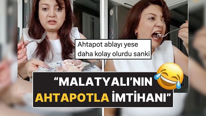 Genç Kadının Ahtapotla Yaşadığı İmtihan Sosyal Medya Kullanıcılarını Kahkahaya Boğdu!
