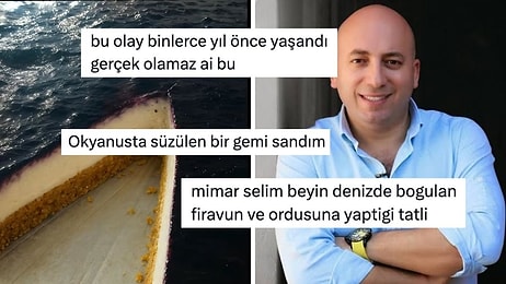 Denizi Andıran Cheesecake’in Görüntüsü Goygoycuların Diline Düştü!