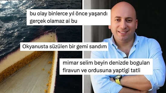 Denizi Andıran Cheesecake’in Görüntüsü Goygoycuların Diline Düştü!