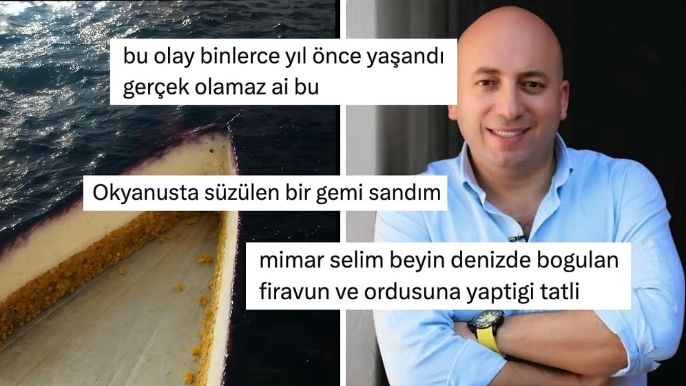Denizi Andıran Cheesecake’in Görüntüsü Goygoycuların Diline Düştü!