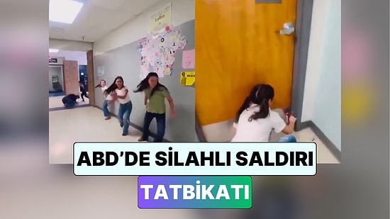 ABD'de Bir Ortaokulda Öğrencilerin Hazırlıklı Olması İçin 'Silahlı Saldırı' Tatbikatı Düzenlendi