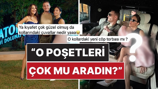 Lansmanda Yastık Kılıflarından Hallice Bir Kolluk Tercih Eden Öykü Karayel Tarzıyla Dillere Fena Düştü!
