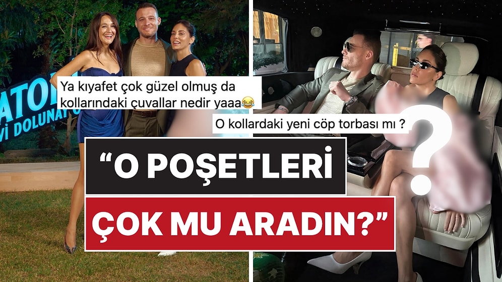 Lansmanda Yastık Kılıflarından Hallice Bir Kolluk Tercih Eden Öykü Karayel Tarzıyla Dillere Fena Düştü!