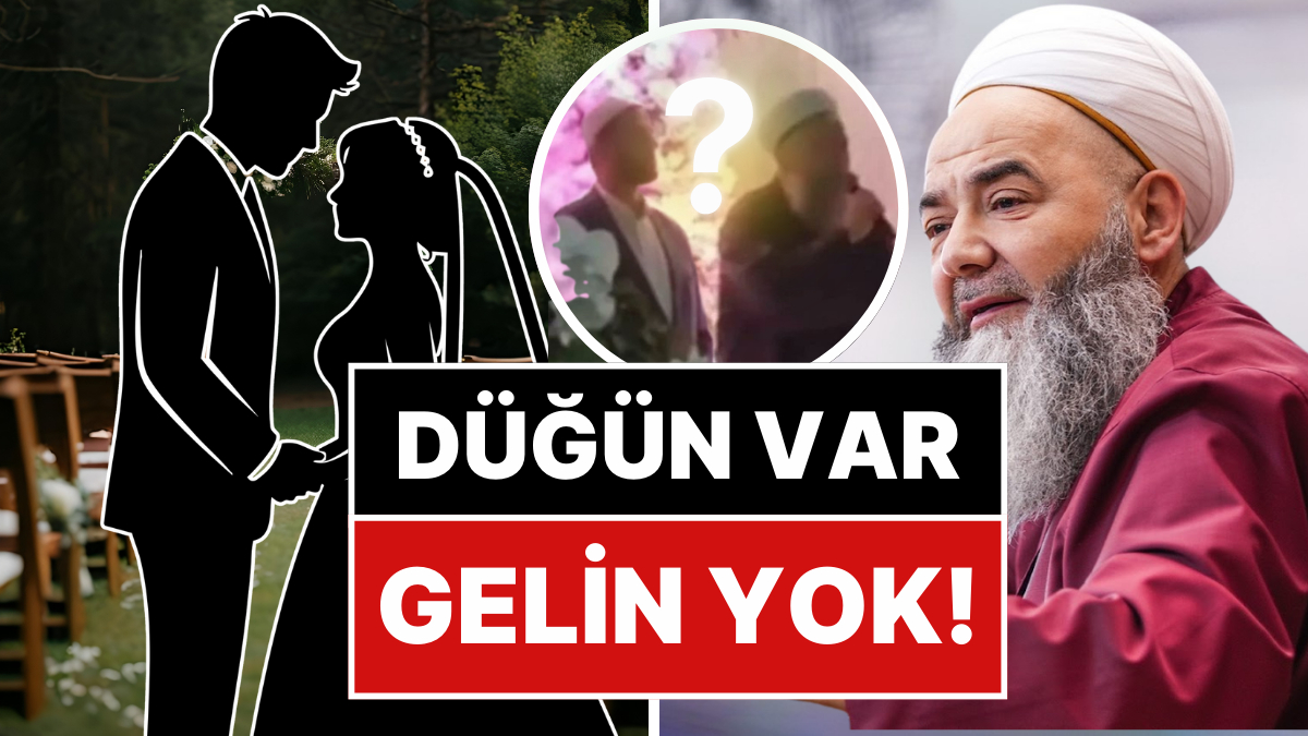 Cübbeli Ahmet&apos;in Oğlu Ömer Faruk Ünlü&apos;nün Düğününe &apos;Gelin&apos; Dahil Hiçbir Kadın Katılmadı!