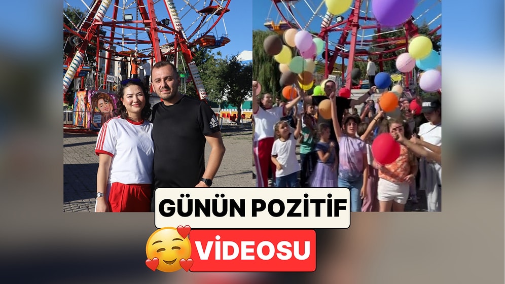 Sivas'ta 7 Senedir Çocukları Olmayan Çift Evlilik Yıl Dönümlerinde Onlarca Çocuğu Lunaparka Götürdü