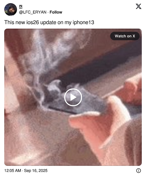 "iPhone 13'üme iOS 26 yükledim"